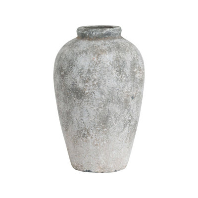 Hill Interiors Uk Homeliving Aged Stone Tall Ceramic Vase from B&Q