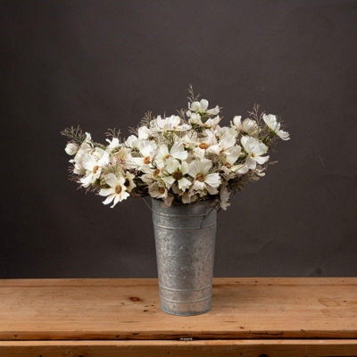 Hill Interiors Cosmos Cream Spray Faux Plant from B&Q