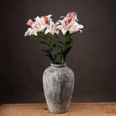 Hill Interiors Uk Homeliving Artificial Stargazer Lily from B&Q