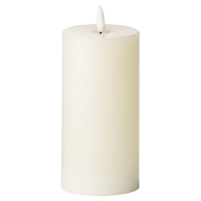 Hill Interiors Luxe Collection Natural Glow 3 X 6 Led Candle Ivory