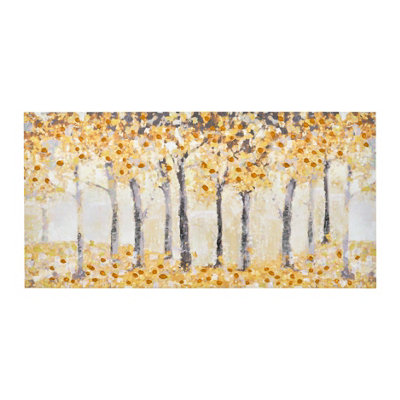 Arthouse Tree Ochre Canvas Art (H)40Cm X (W)80Cm from B&Q