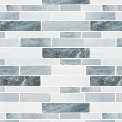 B&Q -  Wall Tile Slate 30.5X30.5Cm Grey 5 Tiles Per Pack