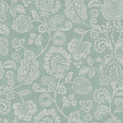 Arthouse Heritage Trail Sage Wallpaper from B&Q