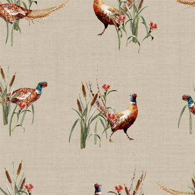 Arthouse Pheasant Meadow Natural Wallpaper from B&Q