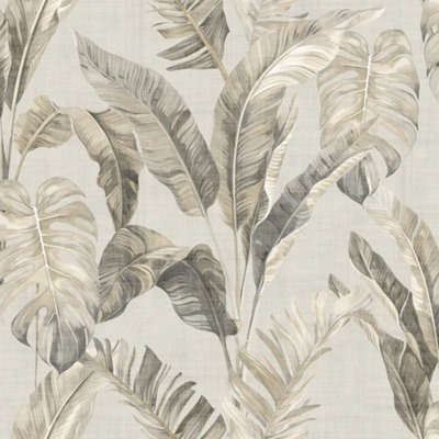 Arthouse Palm Springs Taupe Wallpaper from B&Q