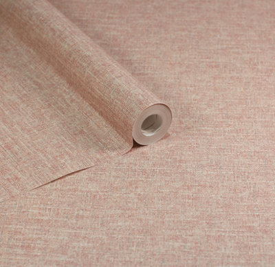 Esselle Home Artisan Weave Warm Spice Wallpaper from B&Q