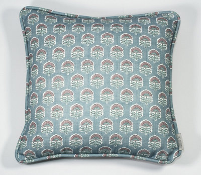 Esselle Home Wallington Floral Slate/dusky Pink Cushion from B&Q