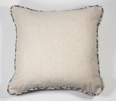 Esselle Home Eden Plain/veda Oyster Cushion from B&Q