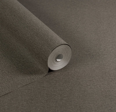Arthouse Hotel Luxe Urban Weave Chocolate Brown Wallpaper from B&Q