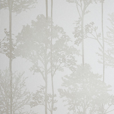 Arthouse Stardust Tree Neutral Wallpaper from B&Q