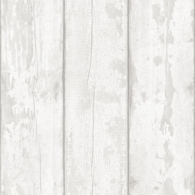 Arthouse Washed Wood Grey Wallpaper 694701 from B&Q
