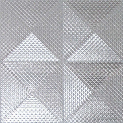 Silver Foil Diamond Geometric Wallpaper Textured Vinyl Shimmer Arthouse Gianni from B&Q