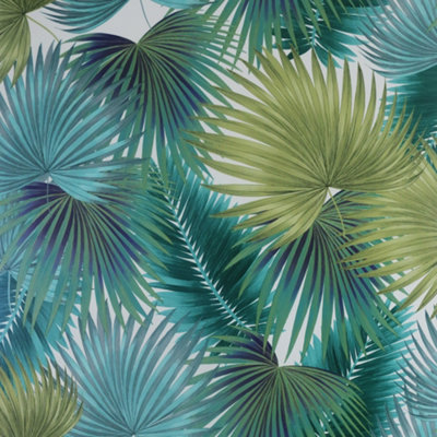Arthouse Monteverde Teal & Citrus Wallpaper from B&Q