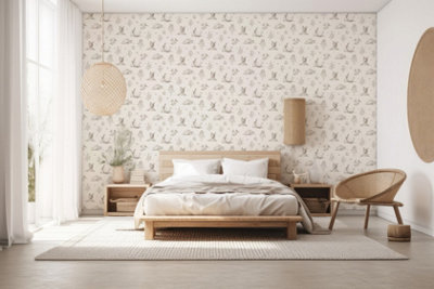 B&Q -  Country Walk Natural Wallpaper
