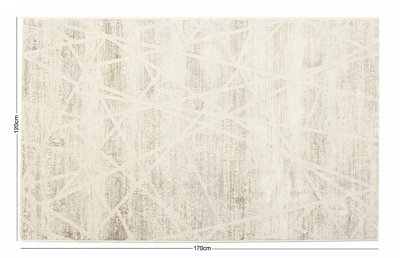 Esselle Home Solar Jupiter Natural 120 X 170Cm Rug from B&Q