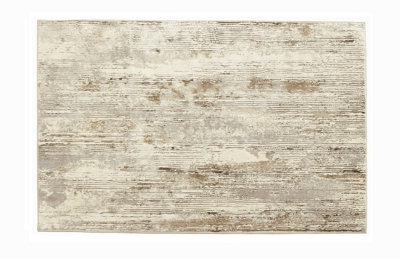 Esselle Home Solar Pluto Natural / Grey 120 X 170Cm Rug from B&Q
