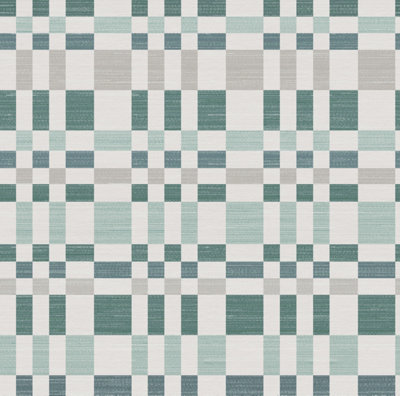 Esselle Home Bergan Green / Natural Wallpaper from B&Q