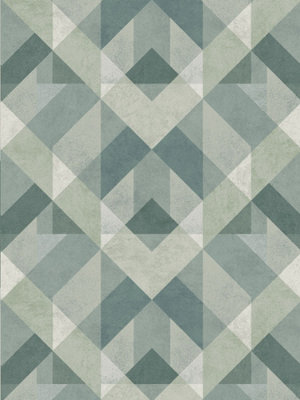 Esselle Home Knoll Green Wallpaper from B&Q