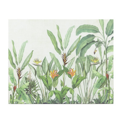 Arthouse Tropical Palm Green Canvas Art (H)40Cm X (W)50Cm from B&Q