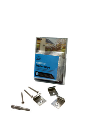 Habitat+ Hidden Starter Deck Clip Pack Of 25 from B&Q