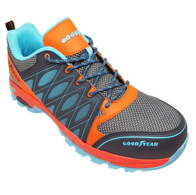Goodyear Workwear Mens S1p Sra Hro Metal Free Safety Trainers, Multi, Uk 10/Eu 44
