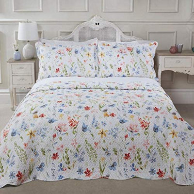 B&Q -  Spring Meadow Floral Bedspread