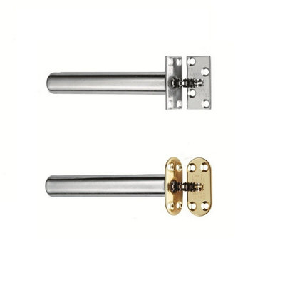 Carlisle Brass Satin Chrome Concealed Chain Spring Door Closer (Aa45Sc) from B&Q