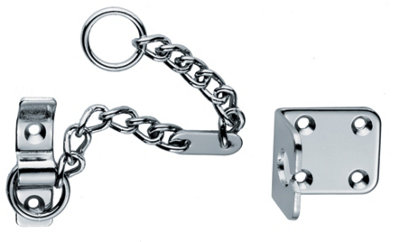 B&Q -  Polished Chrome Heavy Door Chain (Aa75Cp)