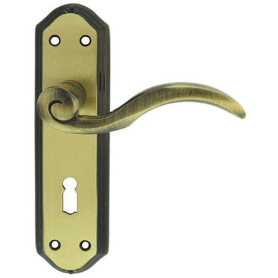 Carlisle Brass Florentine Bronze Wentworth Lever On Lock Backplate (Dl340Fb) from B&Q