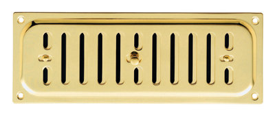 Carlisle Brass Polished Brass Hit And Miss Vent (Hm4) from B&Q