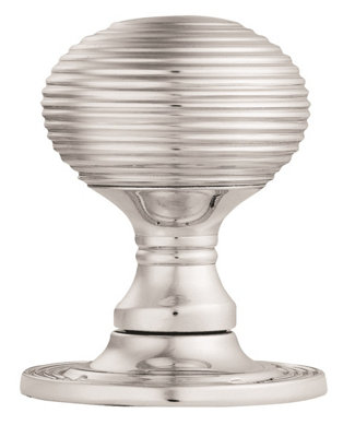 Carlisle Brass Polished Chrome Queen Anne Mortice Knob (M1001Cp) from B&Q