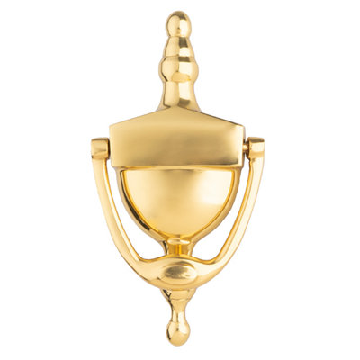 Carlisle Brass Polished Brass Victorian Urn Door Knocker 152mm Polished Brass (M38S) from B&Q