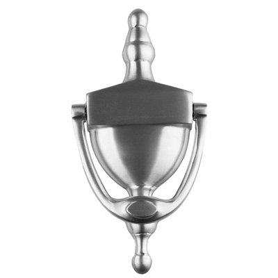 Carlisle Brass Satin Chrome Victorian Urn Door Knocker 152mm Satin Chrome (M38Ssc) from B&Q