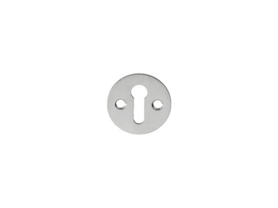 Carlisle Brass Satin Chrome Flat Escutcheon (M41Sc) from B&Q