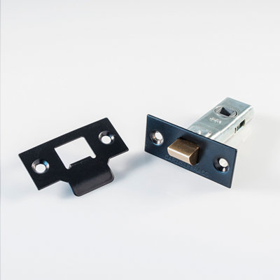 Carlisle Brass Powder Coat Black Tubular Latch 64mm (Tl1Pcb) from B&Q