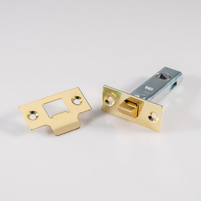 Carlisle Brass Electro Brassed Tubular Latch 76mm (Tl3) from B&Q