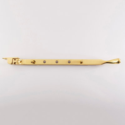 Carlisle Brass Polished Brass Bulb End Casement Stay (Wf12B) from B&Q
