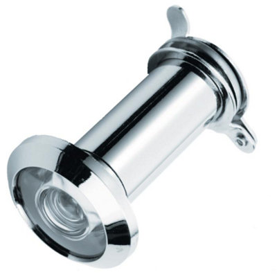 Carlisle Brass Polished Chrome Door Viewer (Aa77Cp) from B&Q