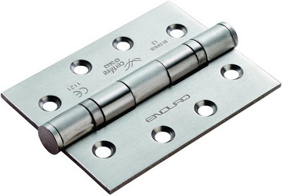 1 Pair Carlisle Brass Hin1433P/13Sss/bp HingeSatin Stainless Steel With Screws Door Hinges from B&Q