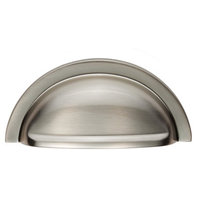 Carlisle Brass Satin Nickel Oxford Cup Pull 76mm (Ftd558Sn) from B&Q
