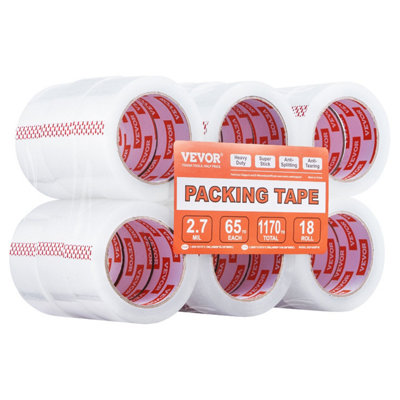 B&Q -  Durable Packing Tape 1.88 Inches X 65 Yards Heavy Duty 18 Rolls