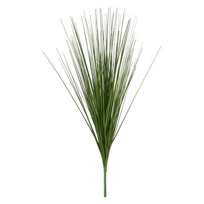 Vevor Lush Artificial Grass Plants 686mm Faux Onion Grass Premium Pvc Indoor Outdoor Decor 8 Pack Green