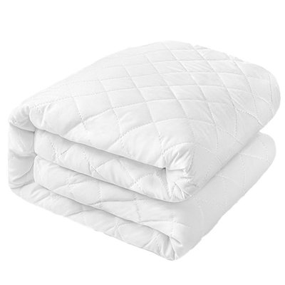  - Lancashire Textiles Quilted Mattress Protector30Cm Deep FitBreathable & Hypoallergenic
