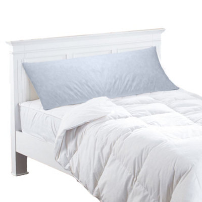 Bolster PillowcaseCotton Blend CoverFits Duck Feather Bolster Pillows (King5FtLight Blue) from B&Q