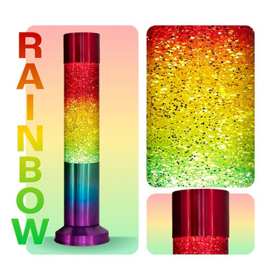 Nova Baby Rainbow Glitter Lamp/baby Rainbow from B&Q