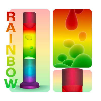 Nova Baby Rainbow Lava Lamp/ Rainbow Lava from B&Q