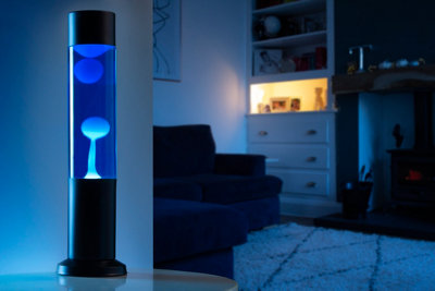 Nova Lava Lamp Blue Liquid/white Wax from B&Q