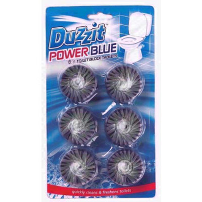  - Pack Of 6 Toilet Blue Block For Flush Tank