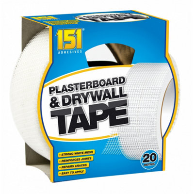 151 Plasterboard & Drywall Tape 20M X 48mm X 0.25mm from B&Q