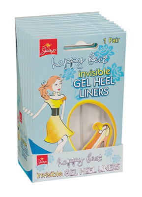 151 Happy Feet Invisible Gel Heel Liners (1 Pair) from B&Q